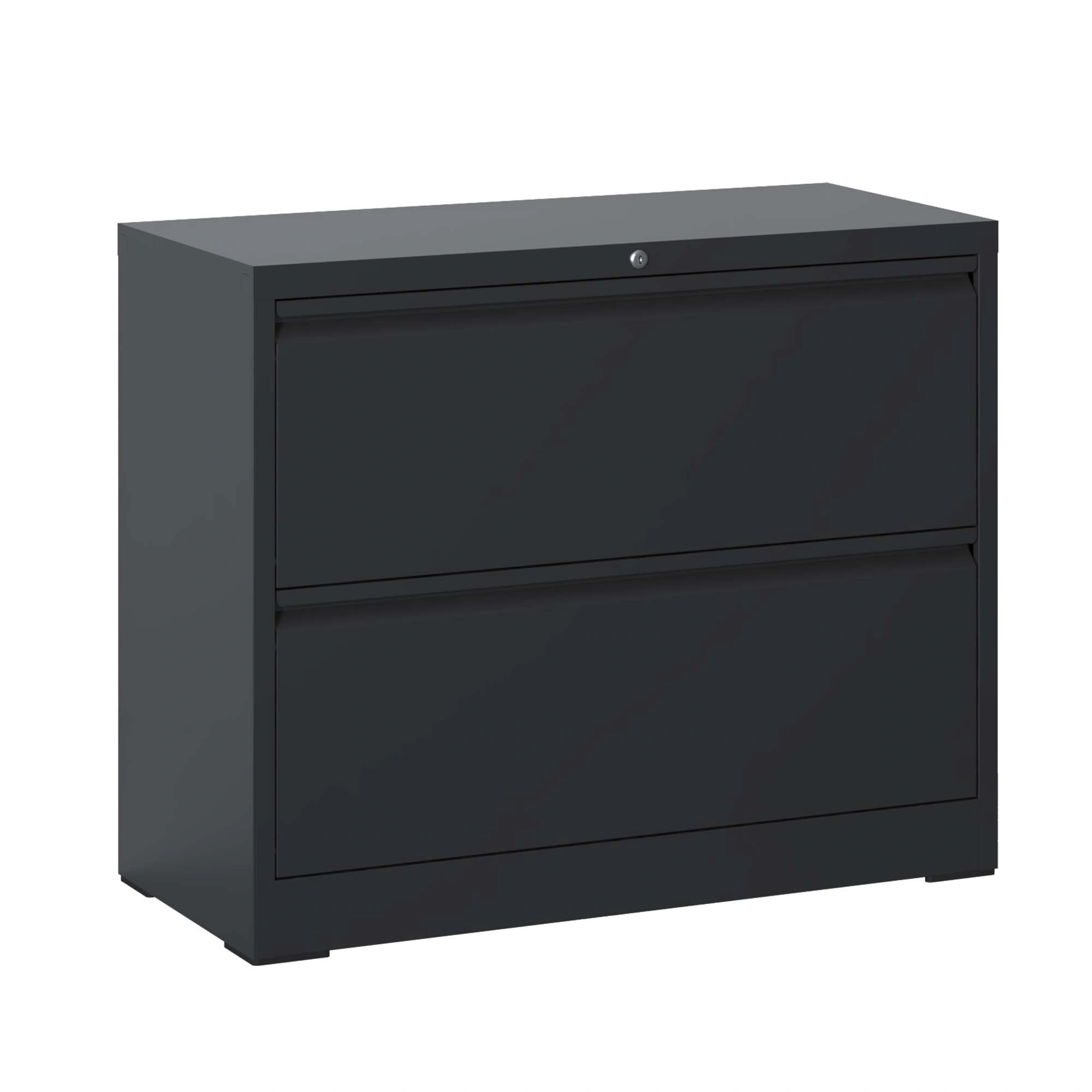 2-Drawer Lateral File Cabinet with Lock, Heavy-Duty Metal Filing Cabinet, Letter/Legal/A4/F4, Silent Full-Extension Slides, Office Storage view 6