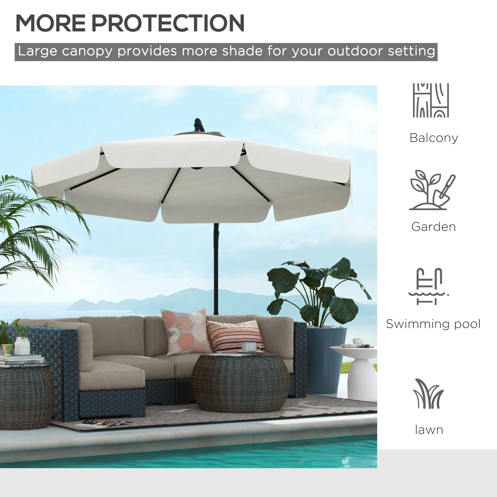 Premium Wall Mounted Umbrella Stand - Sleek Metal Hook Organizer for Indoor & Outdoor Use view 2