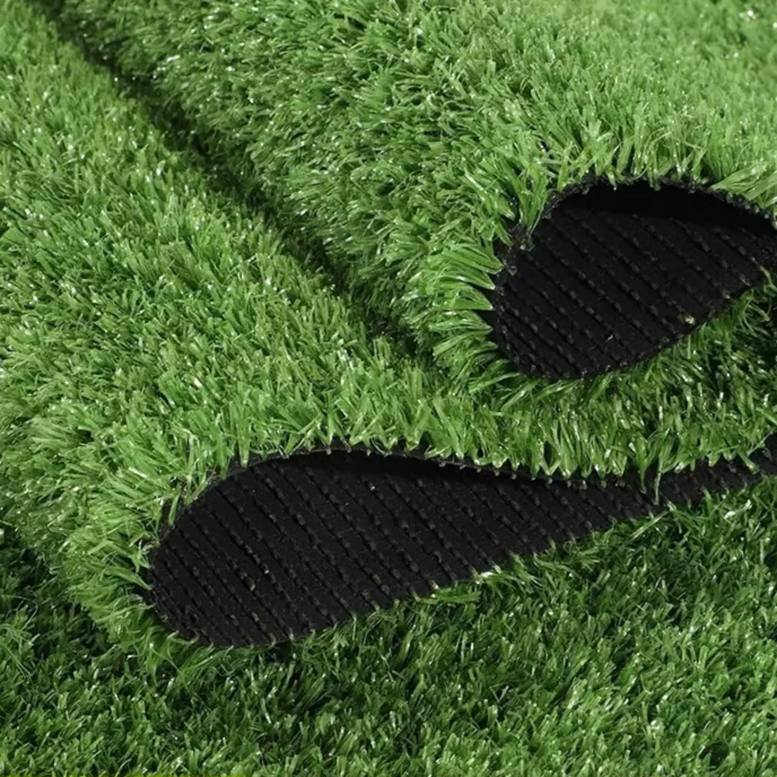 6ft x 10ft Artificial Turf Grass 0.6" Pile with Drainage Holes, Rubber Backing Fake Grass for Indoor Outdoor Pet Areas, Garden Lawn Patio Balcony Decor view 9