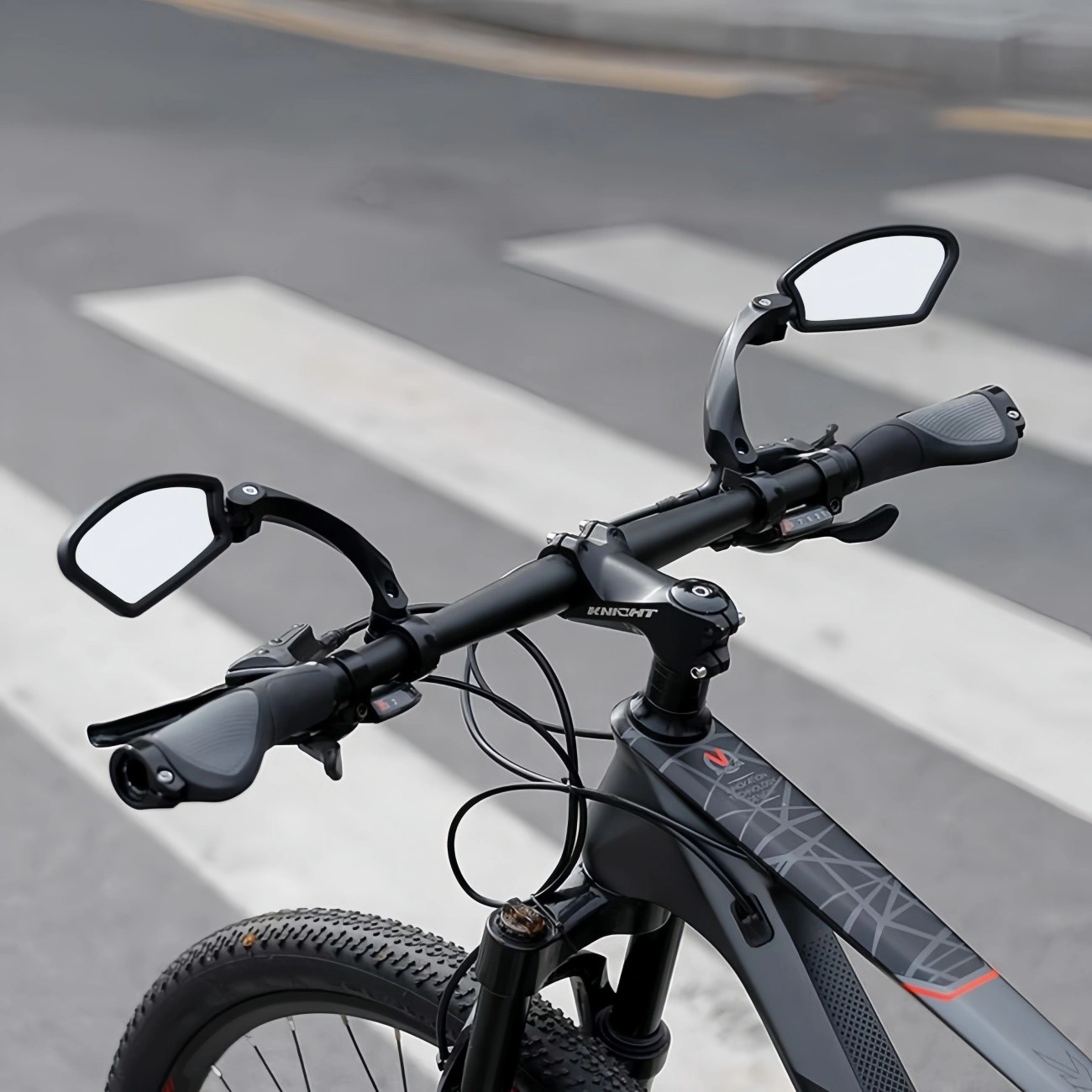 1 Pair Adjustable Bike Mirror HD Wide Angle Handlebar Mount Rear Bicycle View Mirrors (US Logistics only For USPS.TK/TMEU only For self-pickup) view 11