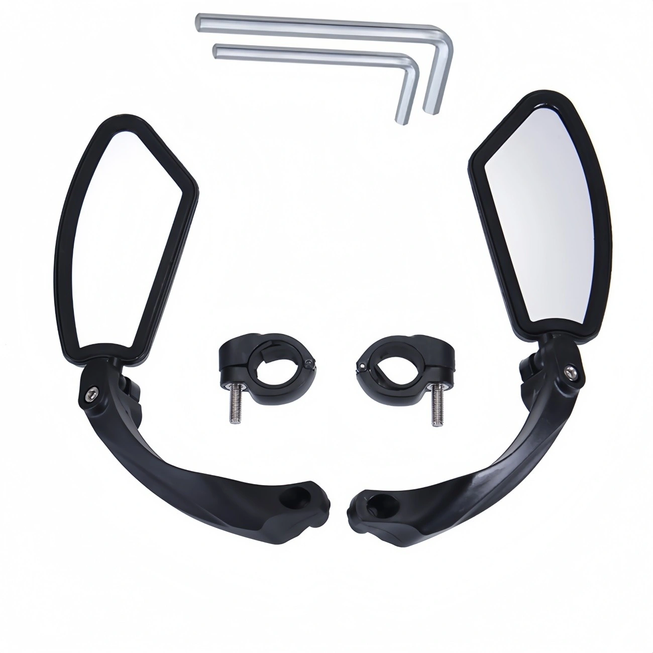 1 Pair Adjustable Bike Mirror HD Wide Angle Handlebar Mount Rear Bicycle View Mirrors (US Logistics only For USPS.TK/TMEU only For self-pickup) view 4