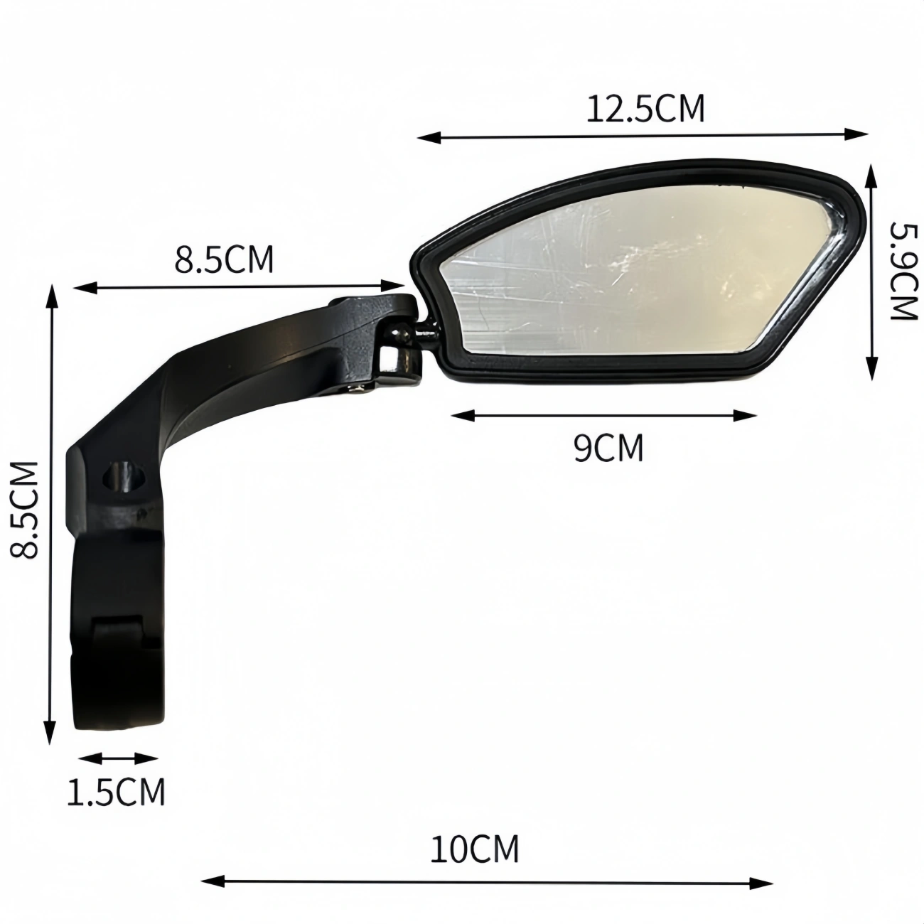 1 Pair Adjustable Bike Mirror HD Wide Angle Handlebar Mount Rear Bicycle View Mirrors (US Logistics only For USPS.TK/TMEU only For self-pickup) view 8