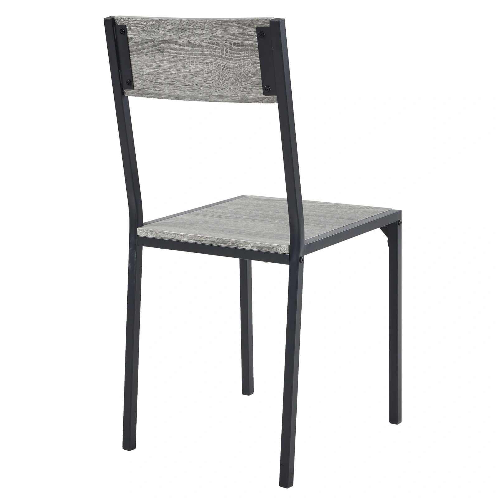 Dining Table Set for 4, Kitchen Table with 2 Chairs and a Bench, 4 Piece Kitchen Table Set for Small Space, Home Kitchen Bar Pub Apartment, Gray view 7