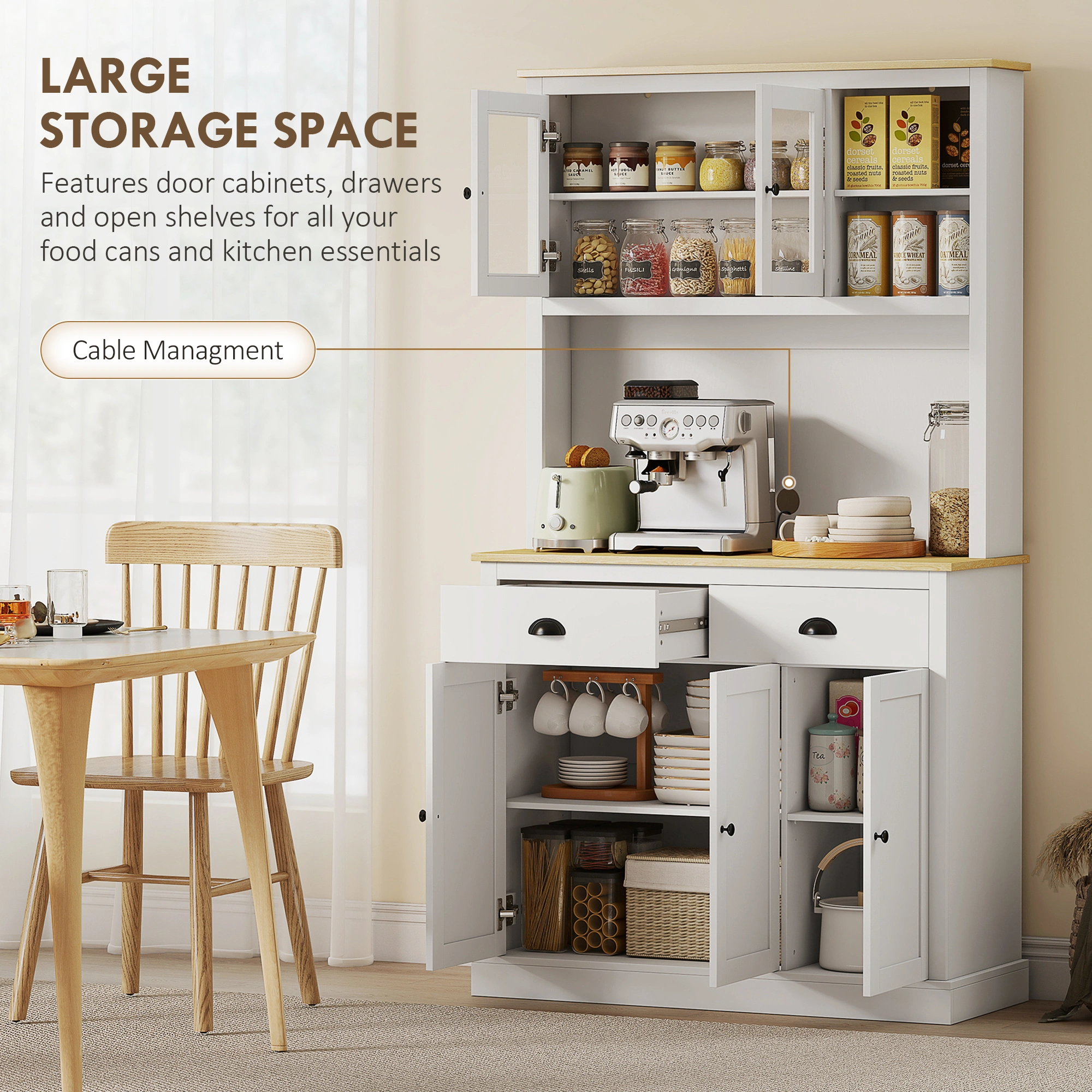 Freestanding Kitchen Cabinet(No shipments on weekends) view 7