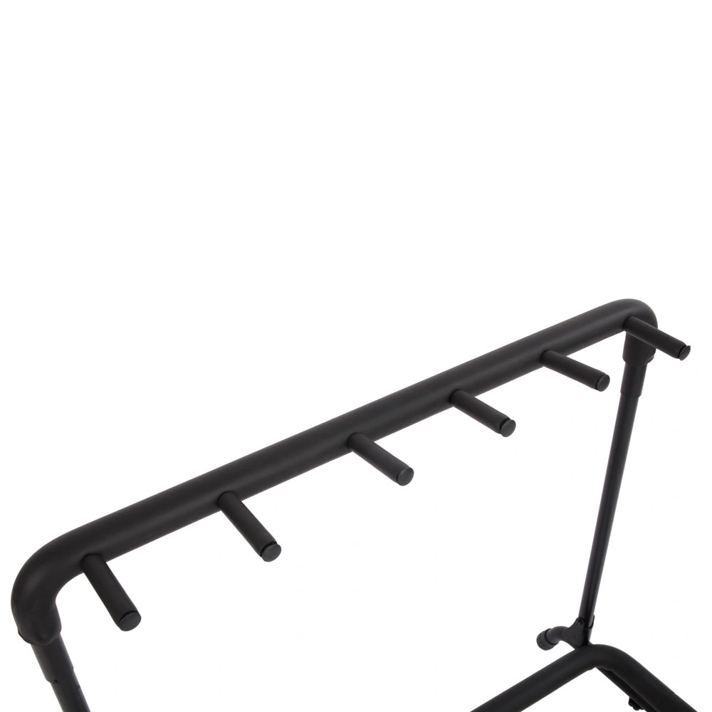 5-Slot Guitar Holder Rack Stand Black view 3