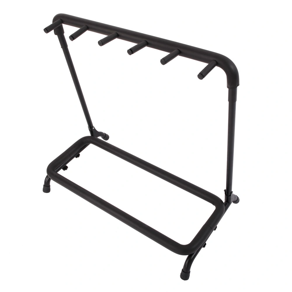 5-Slot Guitar Holder Rack Stand Black view 4