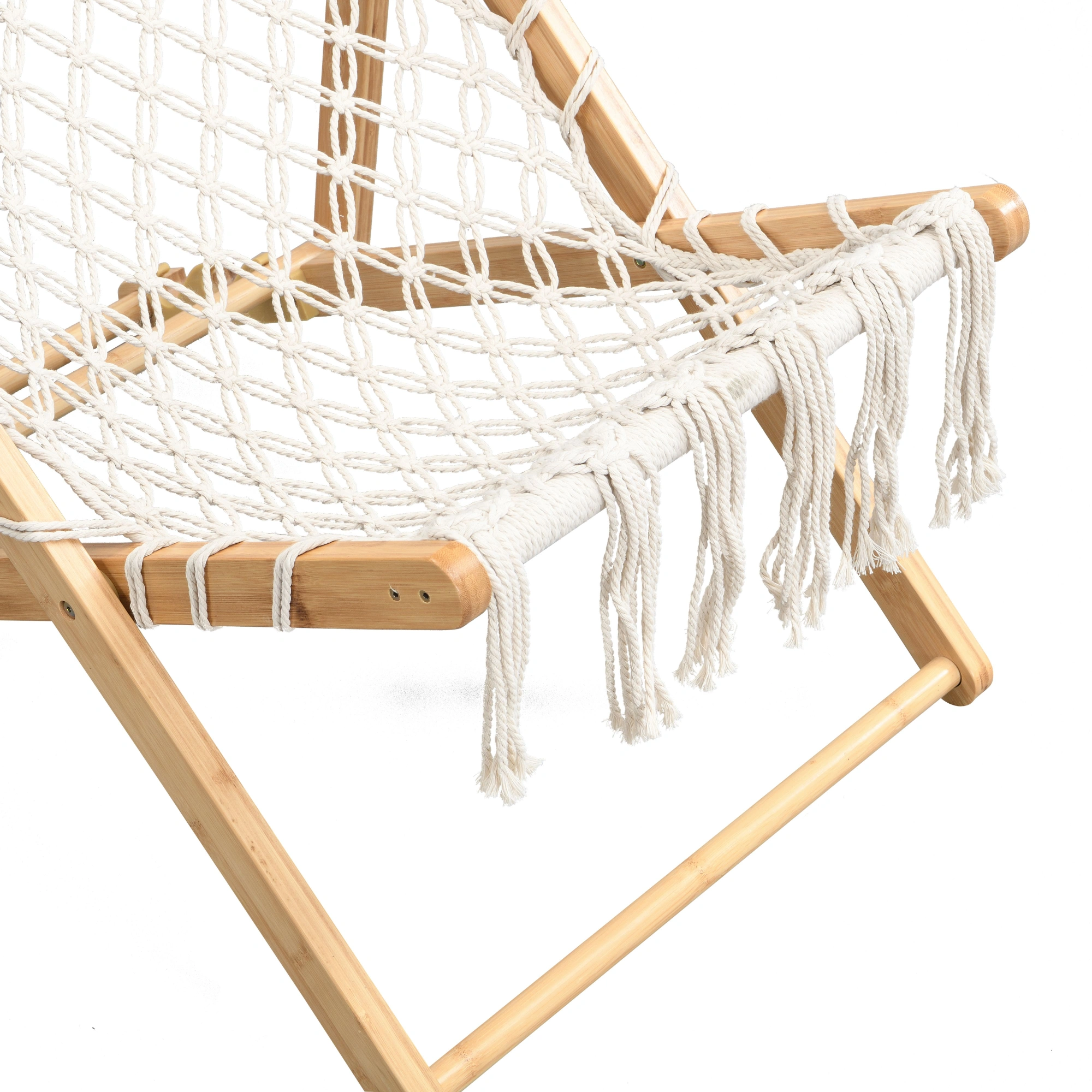 Set of 2 Handwoven Rope Chairs, Wicker Weaving Accent Chairs for Patio, Living Room, Garden, Balcony-Seating, Does Not Support Self Pickup view 10