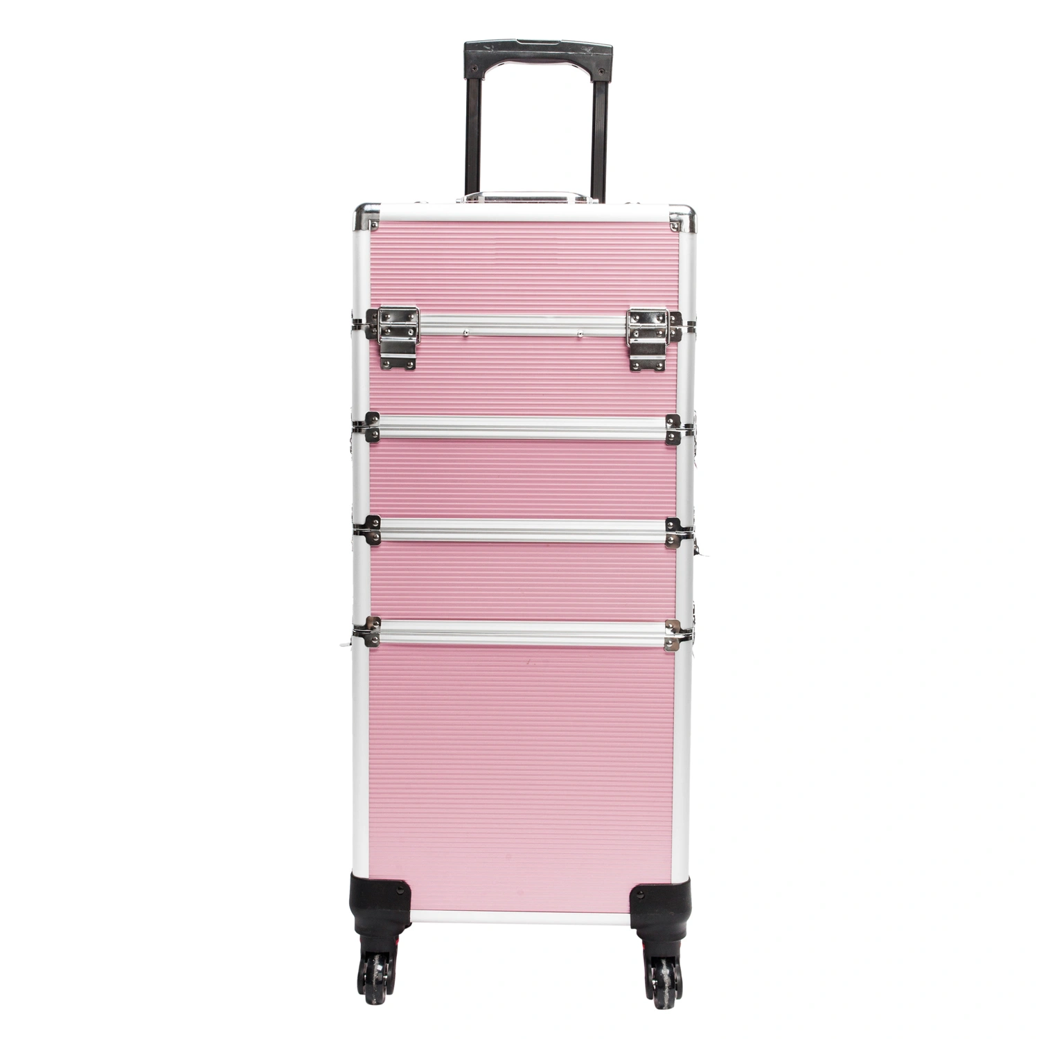 4 in 1 Aluminum Cosmetic Makeup Case Tattoo Box Pink view 15