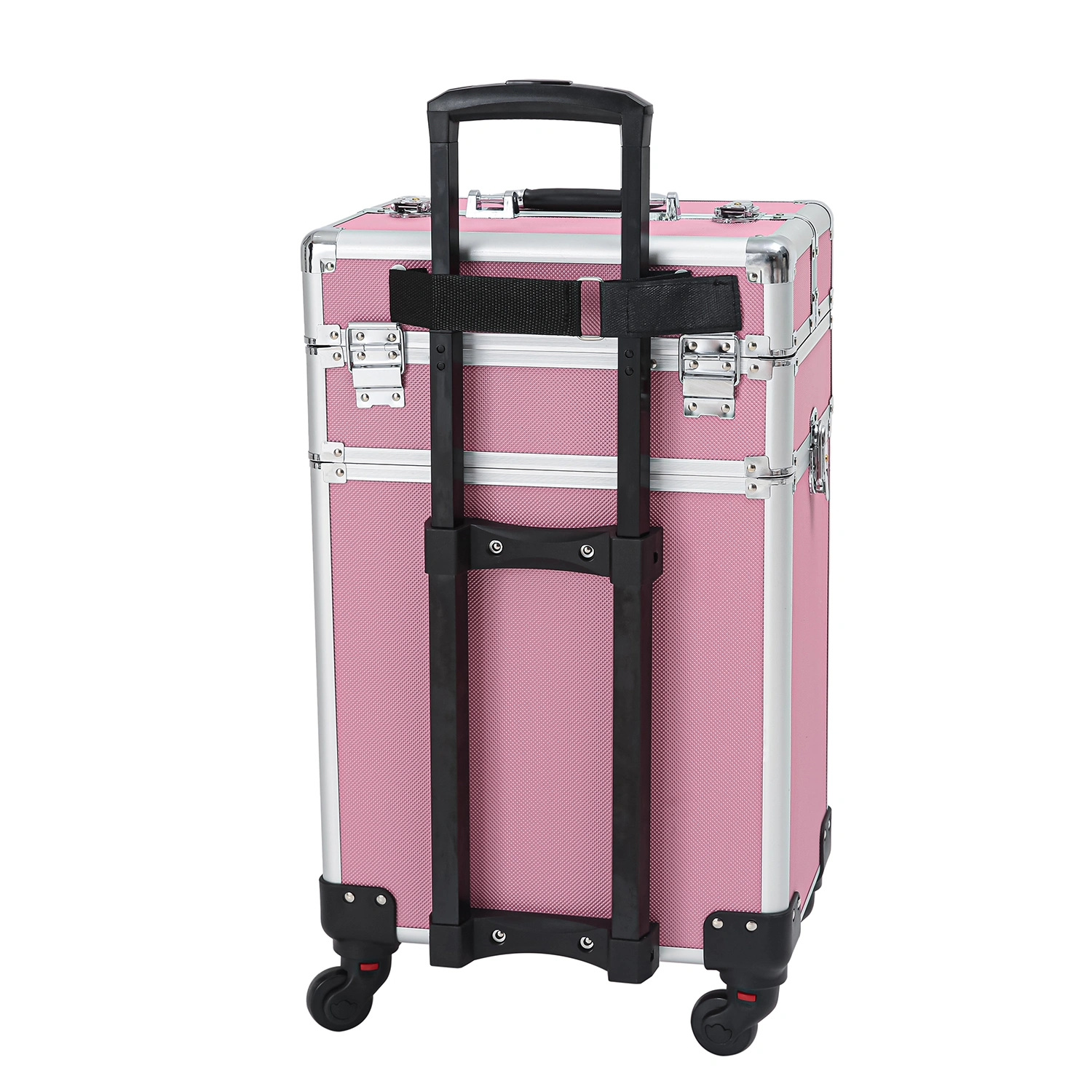 4 in 1 Aluminum Cosmetic Makeup Case Tattoo Box Pink view 33