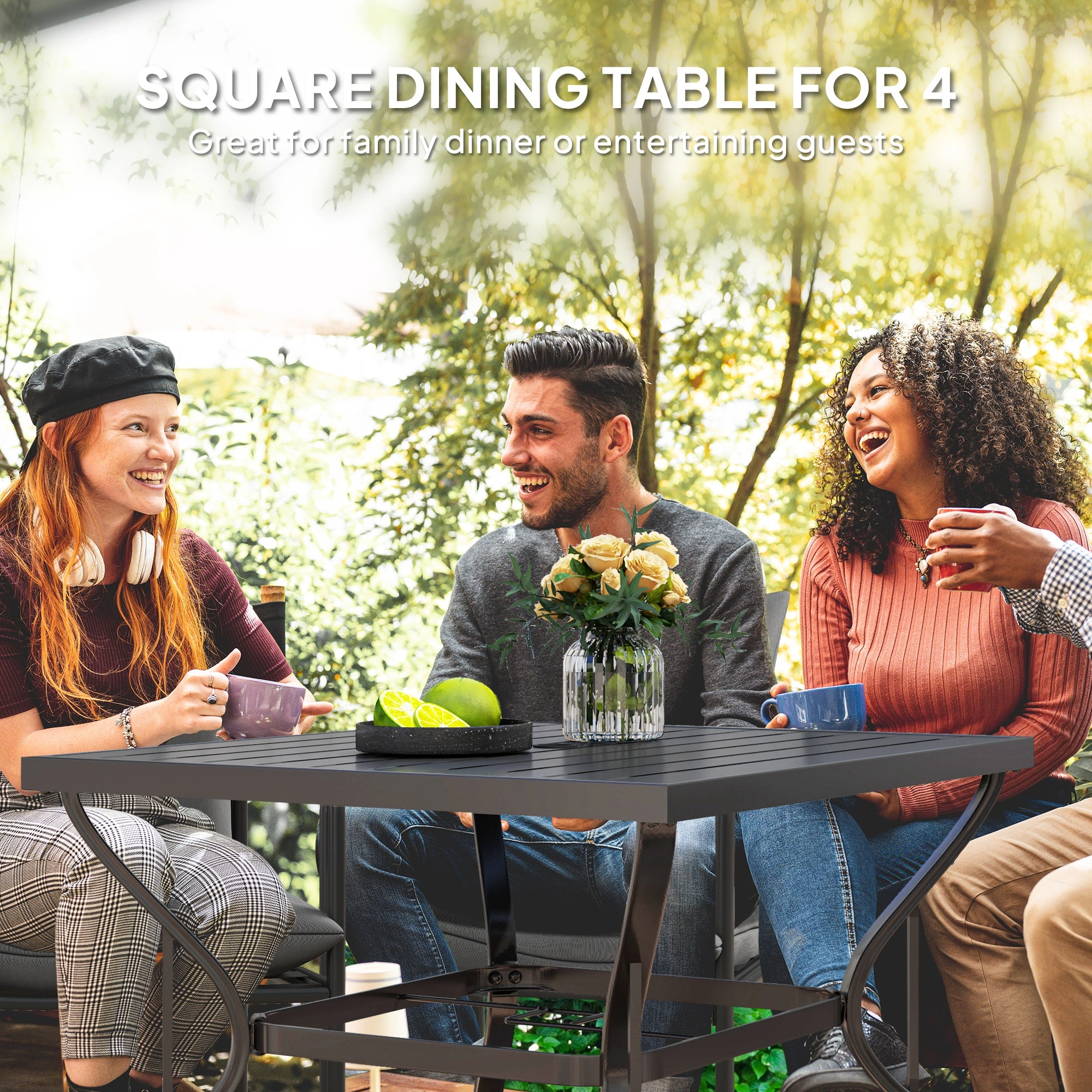 Camping Table with Built-in Sink, Portable Folding Dining Table, Compact Basin for Outdoor Cooking, Travel view 3