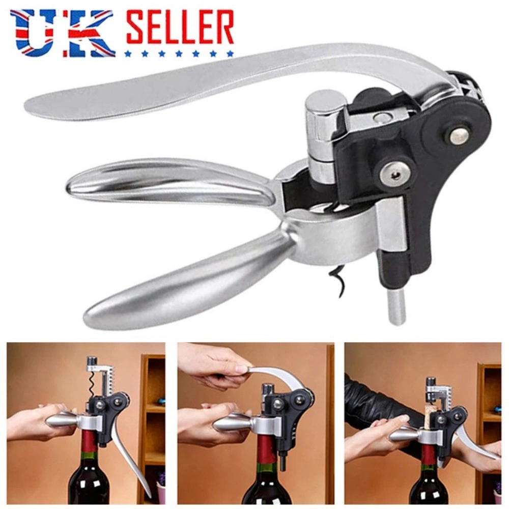 Deluxe Lever Action Rabbit Wine Corkscrew - Professional Bottle Opener Elegant Gift view 2