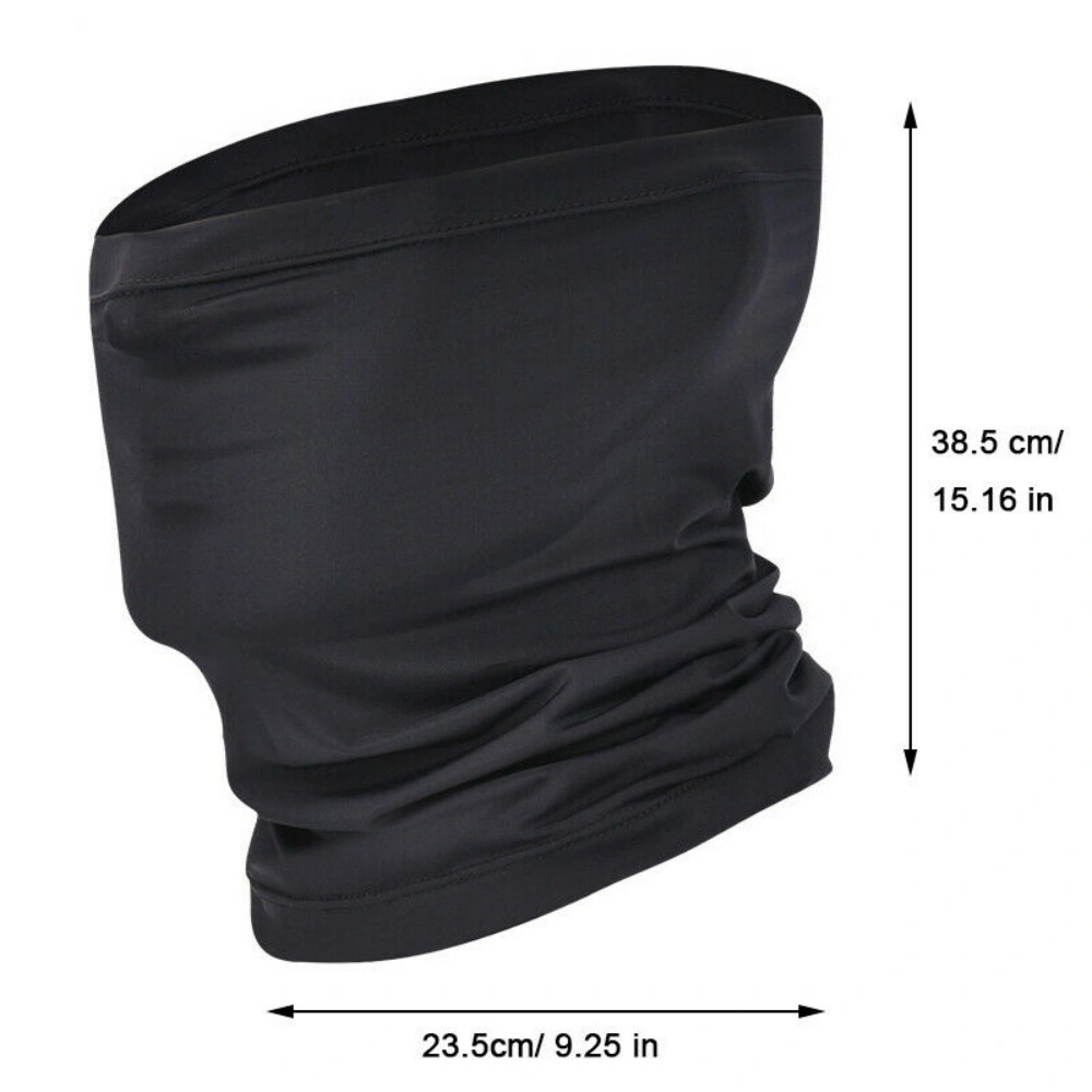 Motorcycle Balaclava Face Mask Neck Gaiter, Ice Silk Snood Scarf with Wristbands, Thermal Tube Scarf for Cycling Skiing view 4