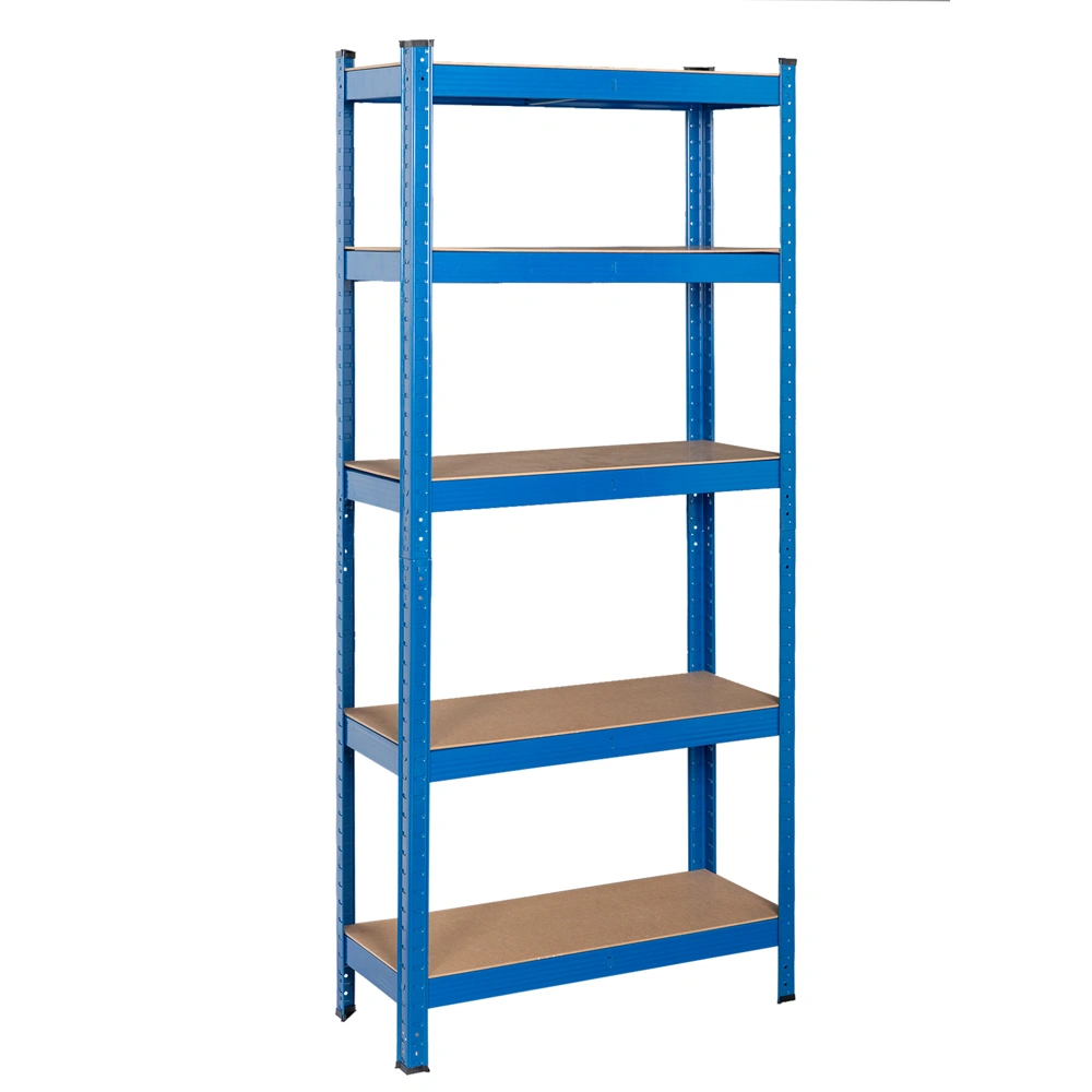 Heavy Duty Boltless Metal Shelving Unit Garage Shed Storage Shelves Rack Blue view 3