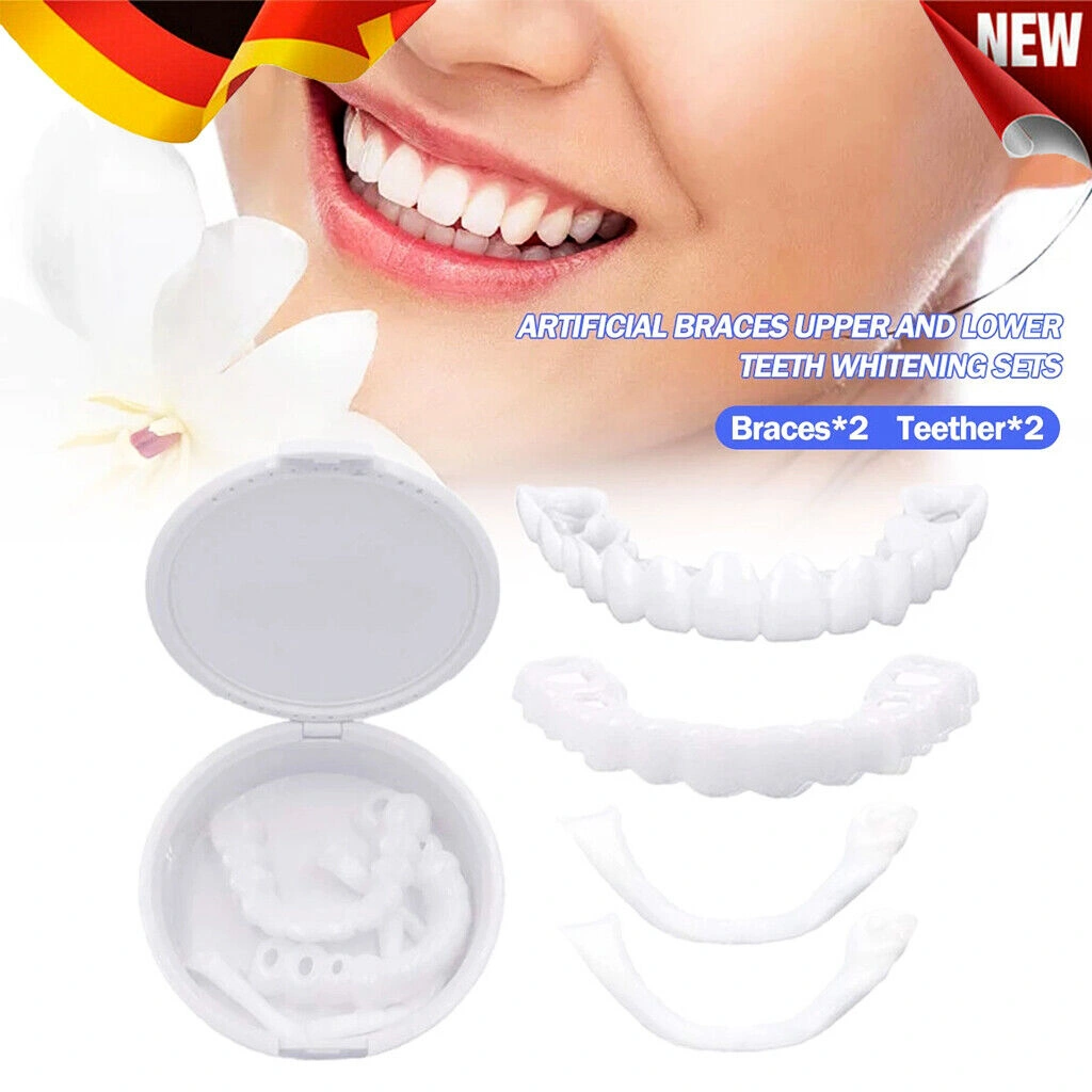 False Teeth Denture Prossthesis - Realistic Cosmetic Dentures, Removable Artificial Teeth Set, Dental Prosthesis