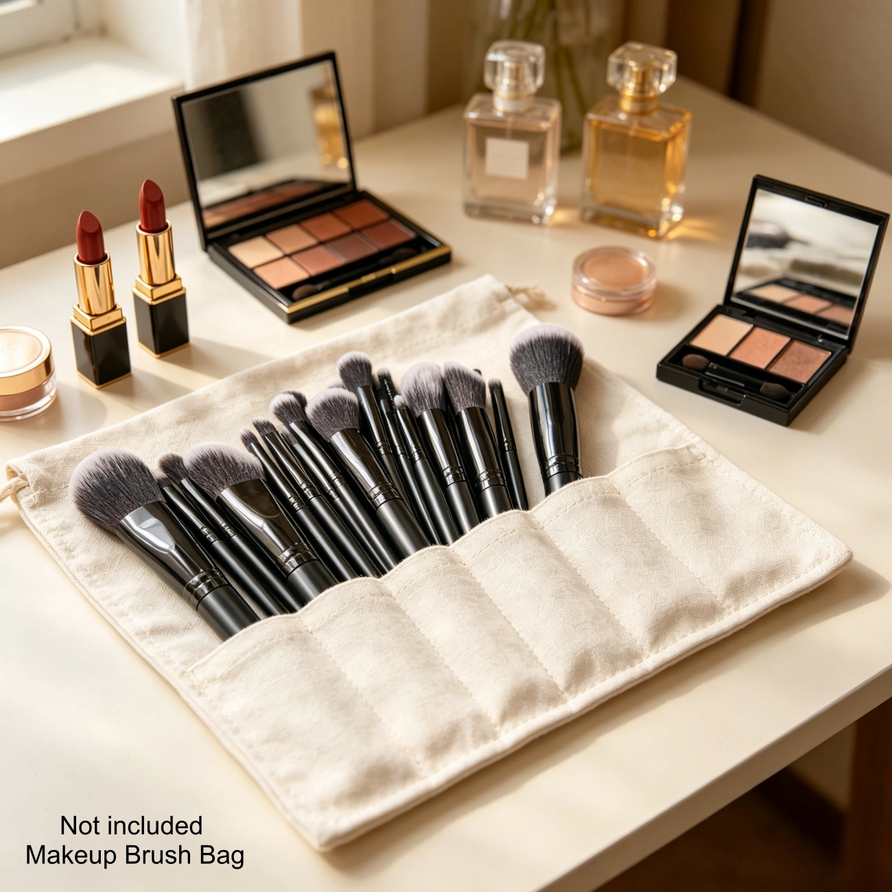 25PCS Makeup Brush Set, Black Concealer Blush Foundation Eyeshadow Cosmetic Brush Kit, Professional Makeup Tools view 10