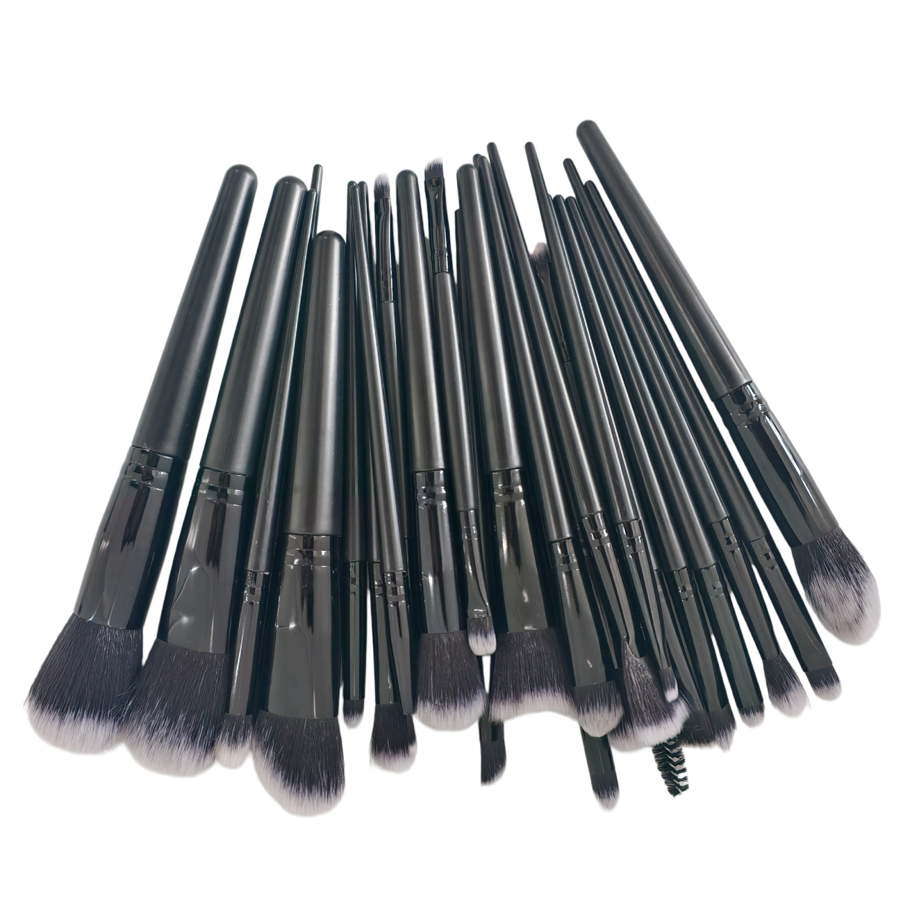 25PCS Makeup Brush Set, Black Concealer Blush Foundation Eyeshadow Cosmetic Brush Kit, Professional Makeup Tools view 6