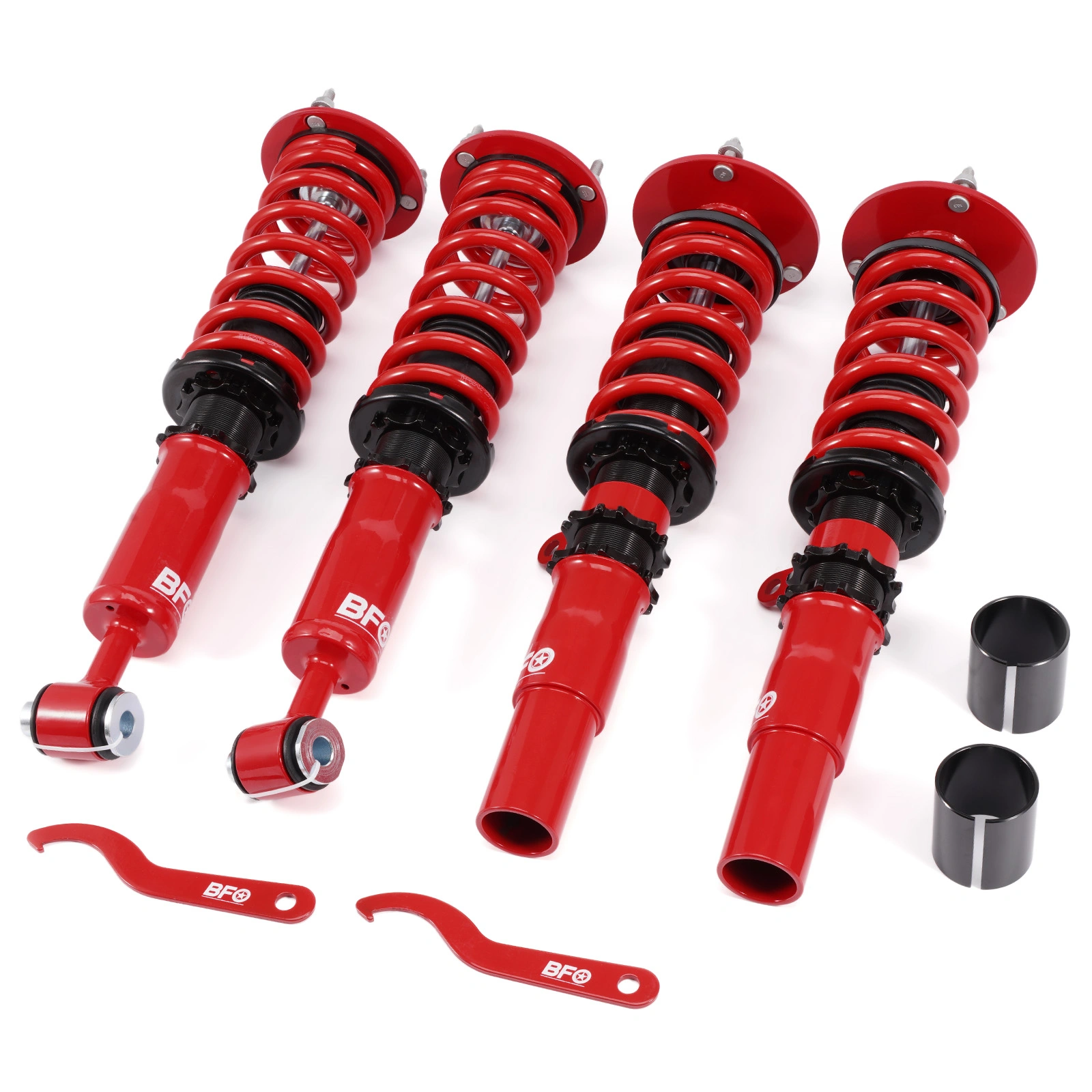 Front + Rear 4PCS Coilovers Adj. Height fit for BMW 5 Series E60 535i 2004-2010 view 6