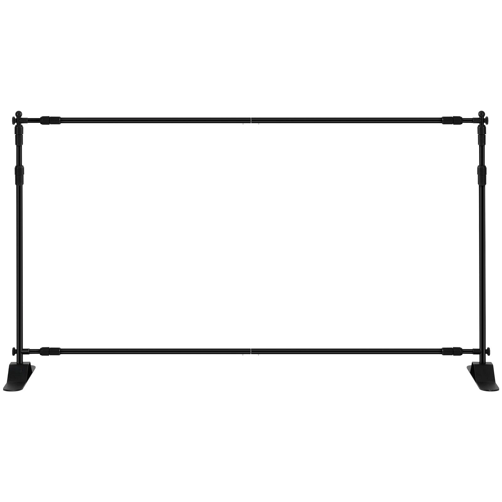 10x8 Ft Height Adjustable Backdrop Stand with Carry Bag, Photo Background Stand for Party Wedding Studio Trade Show view 3