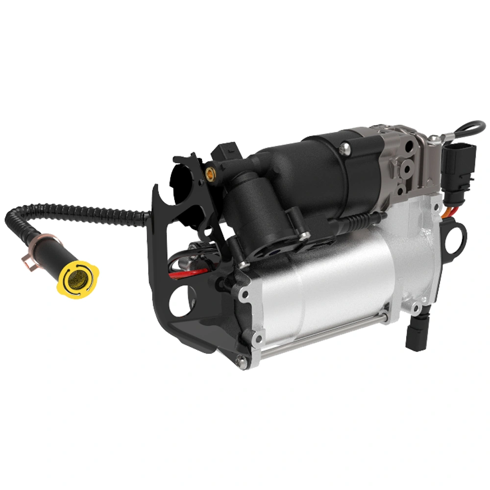 Air Suspension Compressor Pump for Audi Q7 06-15 Porsche Cayenne 02-10 with Relay view 2