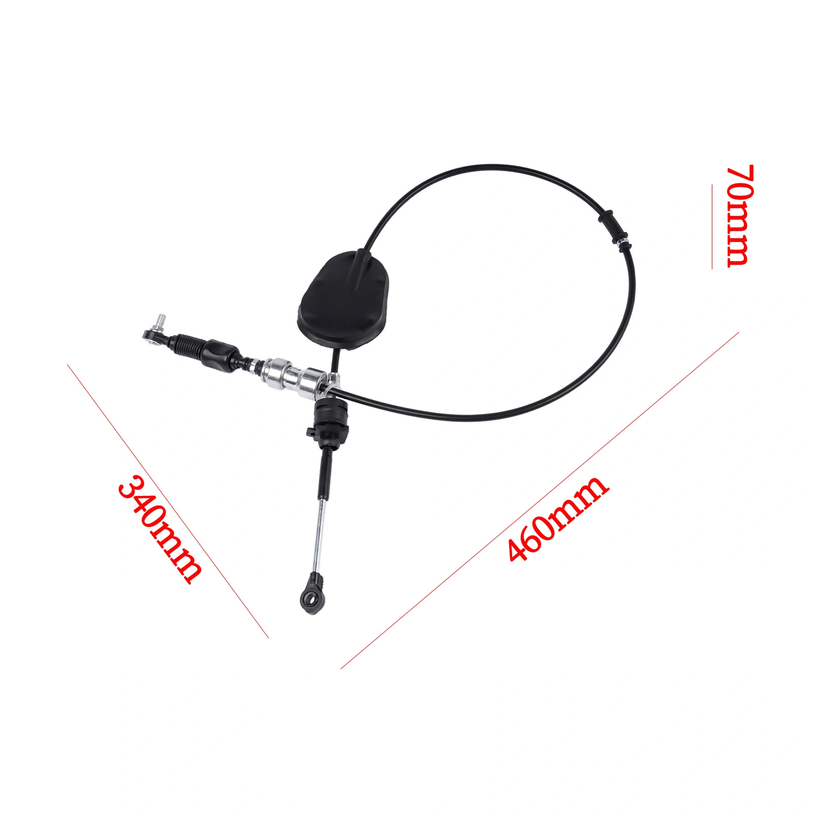 Automatic Transmission Shifter Cable Fits for 2008-2013 Nissan Rogue, 2014-2015 Nissan Rogue Select 2.5.L L4 Black 34935-JM000 view 7