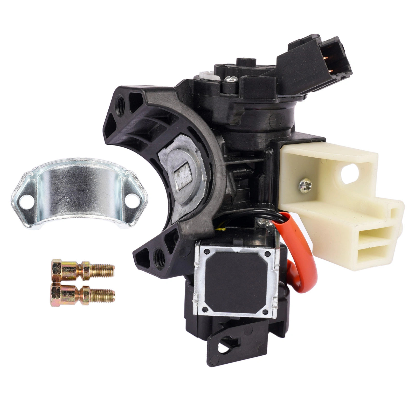 Ignition Lock Housing without Cylinder without Key Fits for Kia Forte Soul Seltos 2019-2024 Black 1Pc view 7
