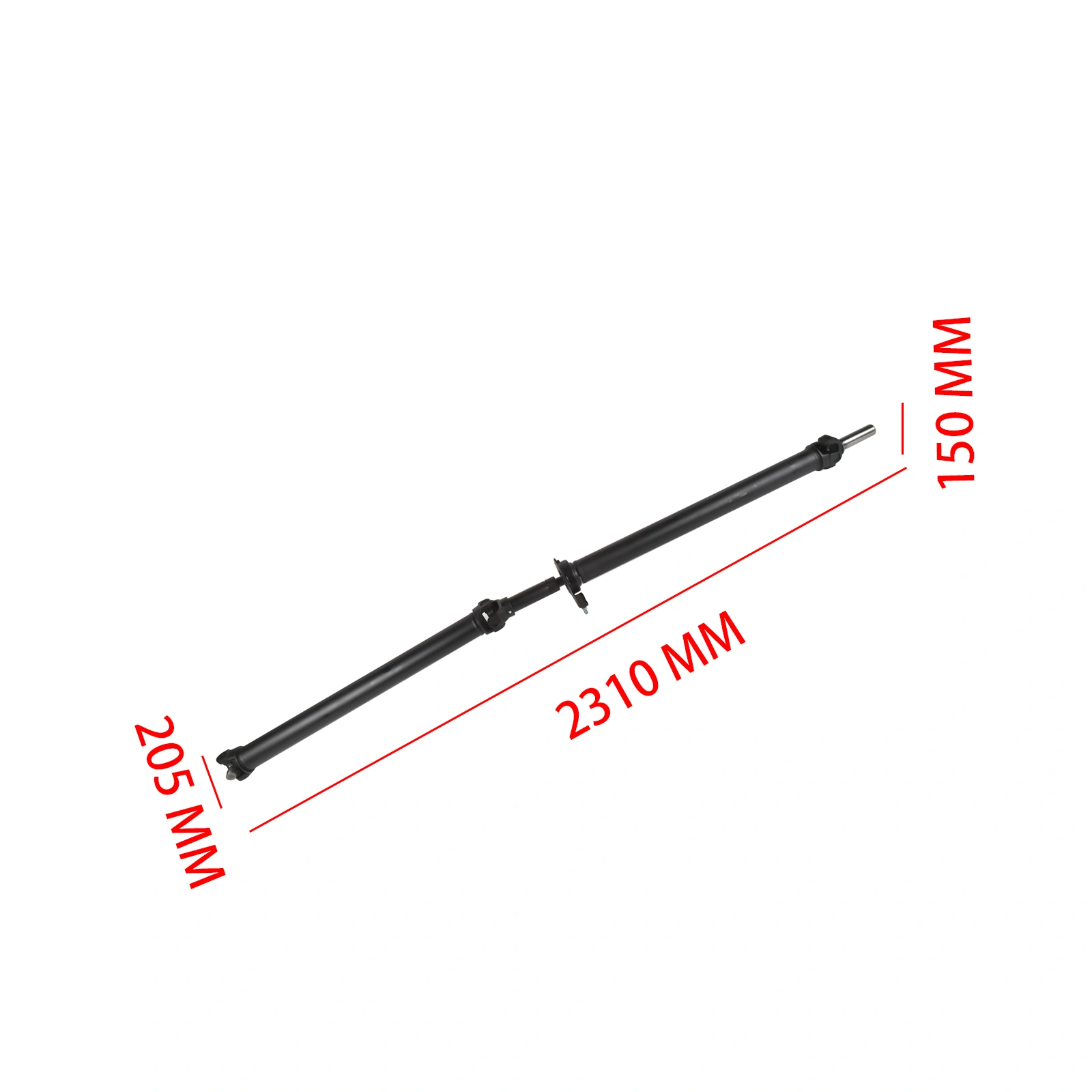 Rear Drive Shaft Compatible with Chevrolet Silverado 1500 GMC Sierra 1500 Pickup RWD Only 1999-2006 Black 1Pc view 4