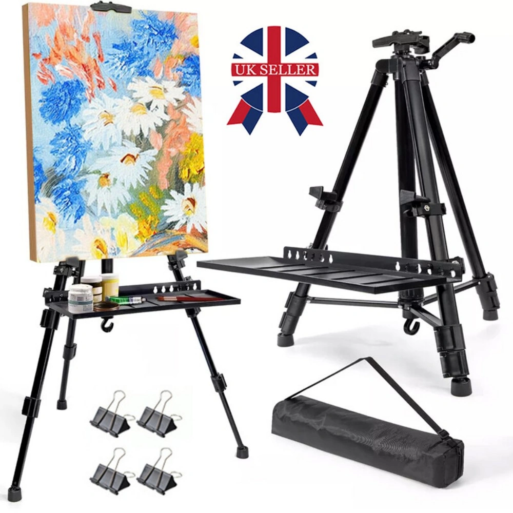 Adjustable Art Easel Stand 51-155cm Folding Tripod for Painting Drawing with Carry Bag
