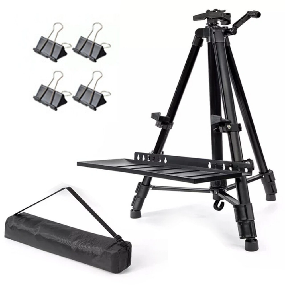 Adjustable Art Easel Stand 51-155cm Folding Tripod for Painting Drawing with Carry Bag view 4