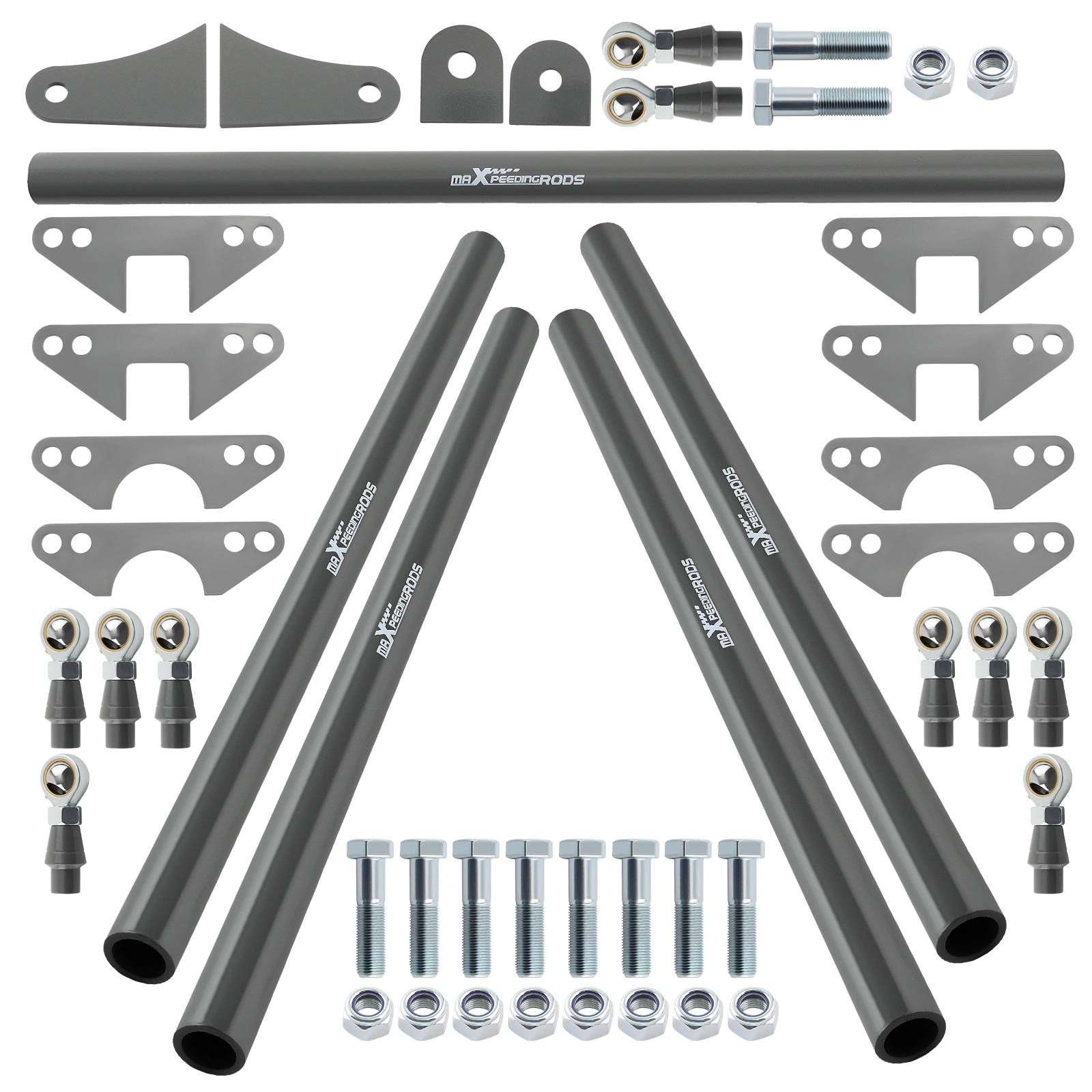Rear Weld-On Panhard Rod Bar for Parallel 4 Link Suspension | Classic Car Adjustable Panhard Link Kit