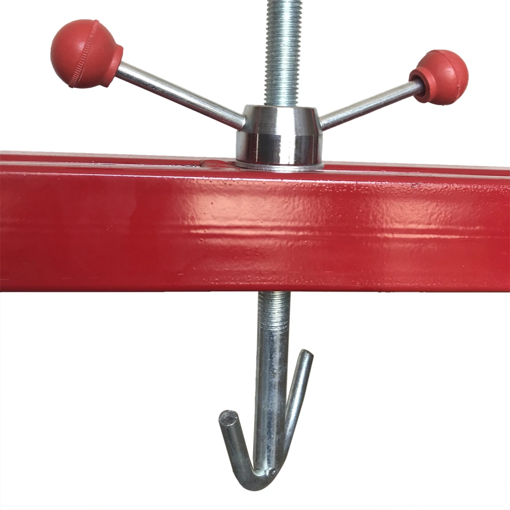 Engine Load Leveler 1100lbs Capacity Support Bar Transmission W/ Dual Hook Red view 17