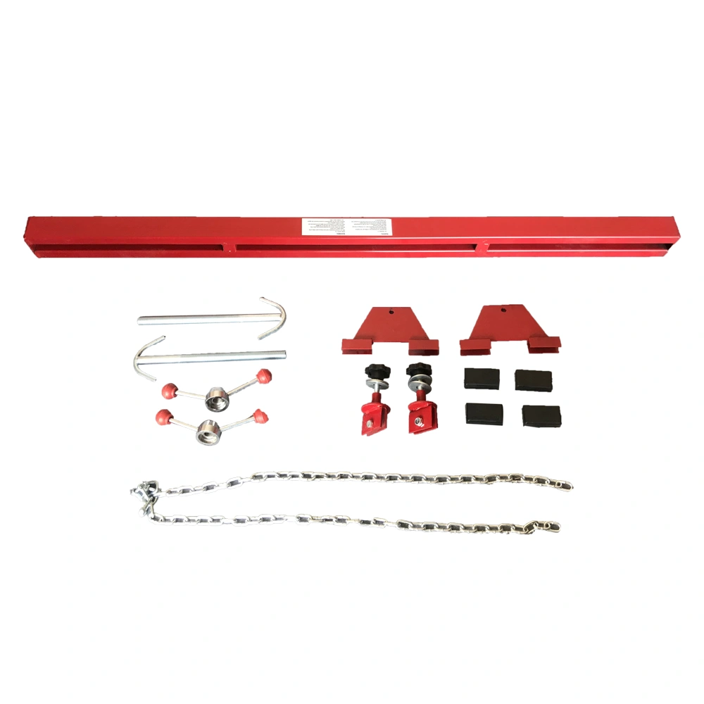 Engine Load Leveler 1100lbs Capacity Support Bar Transmission W/ Dual Hook Red view 25