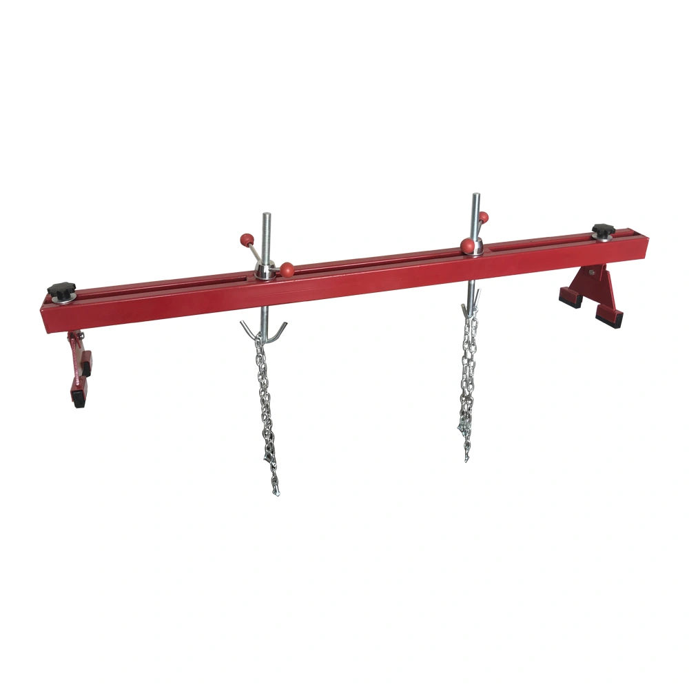 Engine Load Leveler 1100lbs Capacity Support Bar Transmission W/ Dual Hook Red view 3