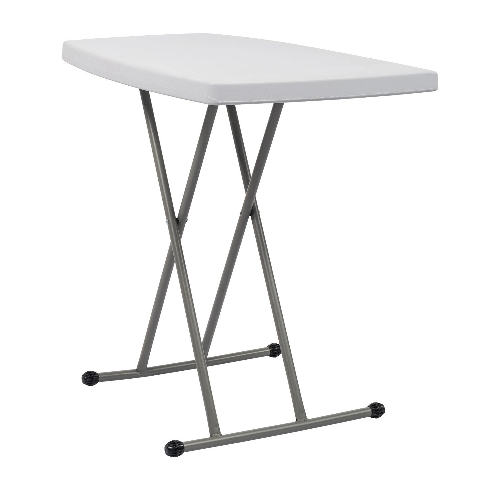 76*50*70.5cm Liftable Garden Plastic Table White view 3