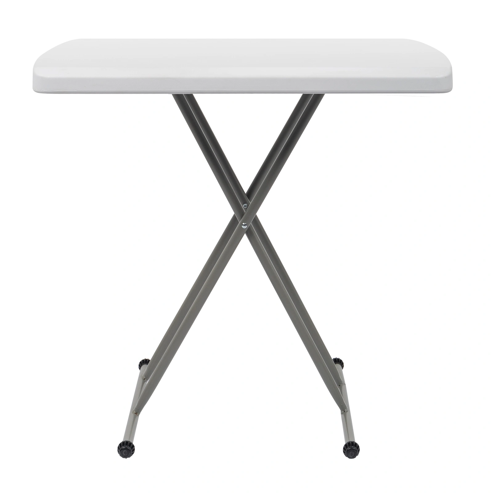 76*50*70.5cm Liftable Garden Plastic Table White view 33