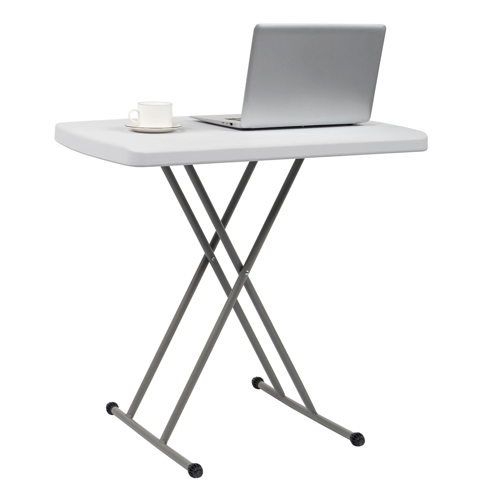 76*50*70.5cm Liftable Garden Plastic Table White view 52