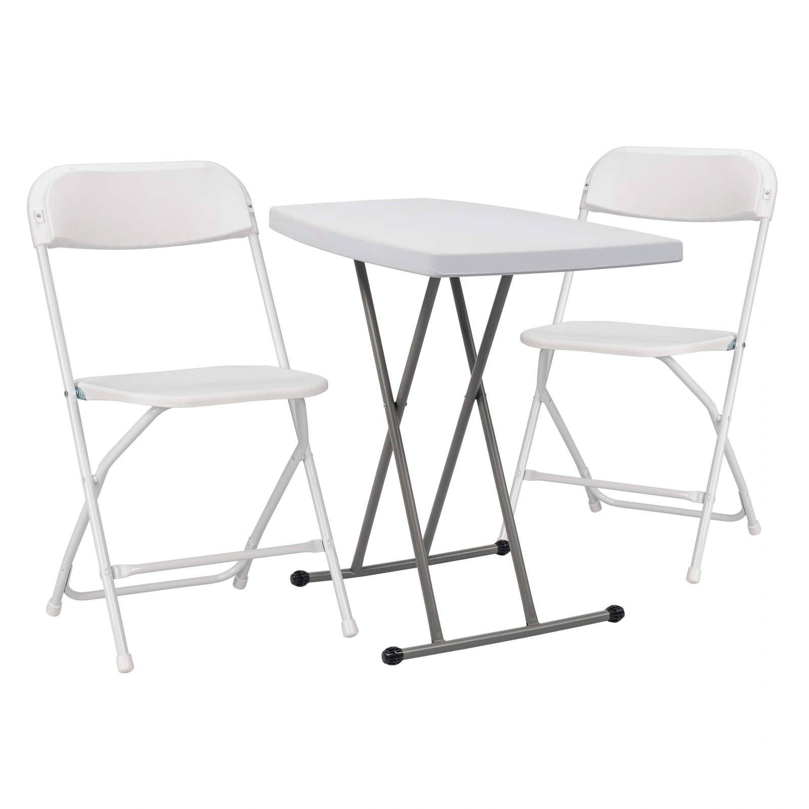 76*50*70.5cm Liftable Garden Plastic Table White view 9