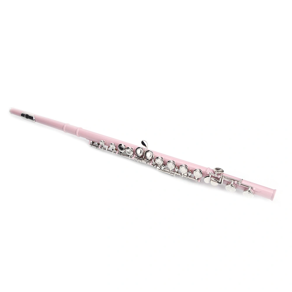 Cupronickel C 16 Closed Holes Concert Band Flute Pink view 12