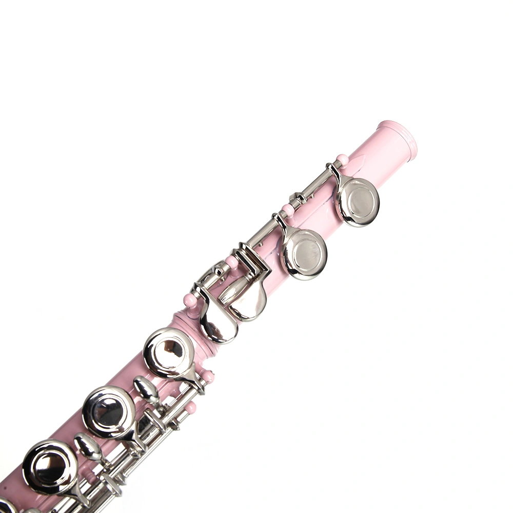 Cupronickel C 16 Closed Holes Concert Band Flute Pink view 13