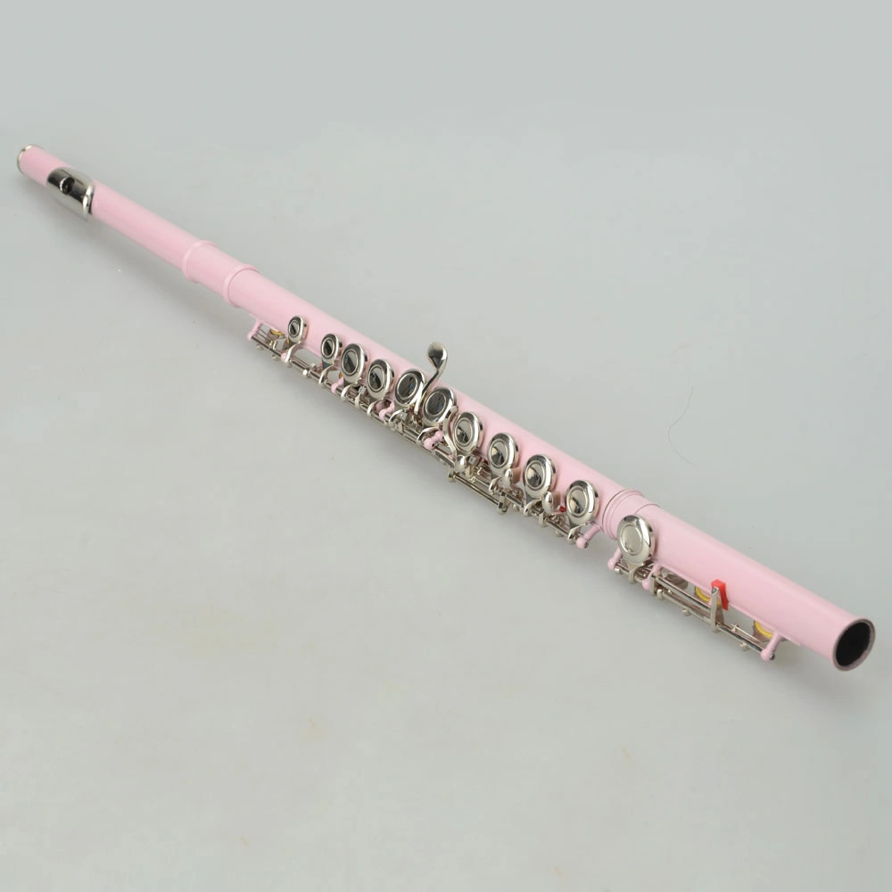 Cupronickel C 16 Closed Holes Concert Band Flute Pink view 7