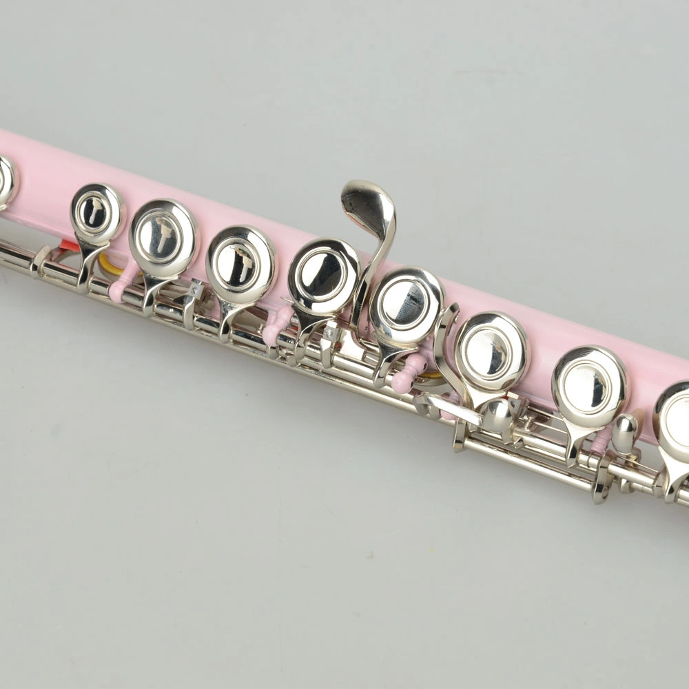 Cupronickel C 16 Closed Holes Concert Band Flute Pink view 8