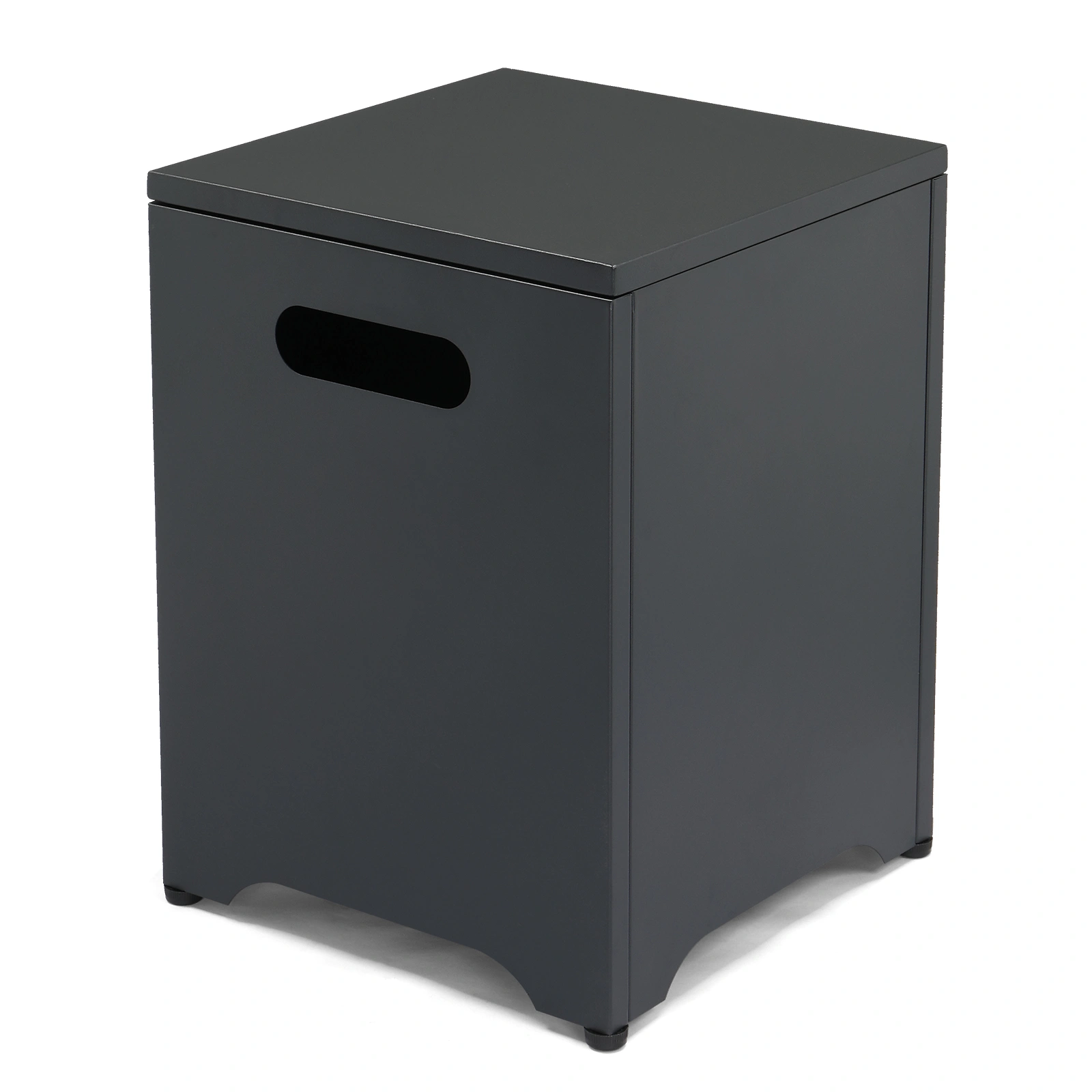 41*41*53.5cm Square Black Gas Storage Garden Iron Side Table view 3