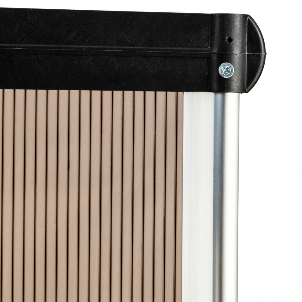 40*38in Household Application Door & Window Rain Cover Eaves Brown Board & Black Holder view 20
