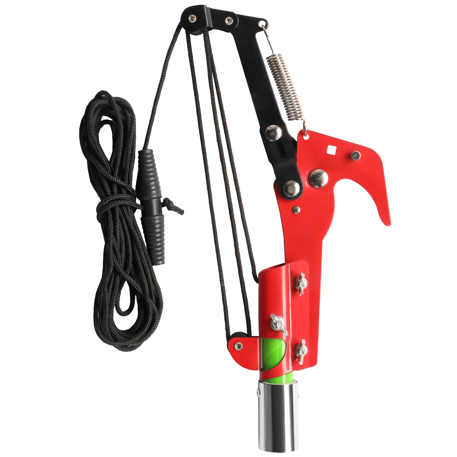 26ft Manual Pole Saw, Lightweight Tree Trimmers Long Handle Pruner Set, Sharp Steel Blade and Scissors Pole Saw for Trimming Palm, Pear Tree, Fir Tree, Other High Trees and Shrubs view 10
