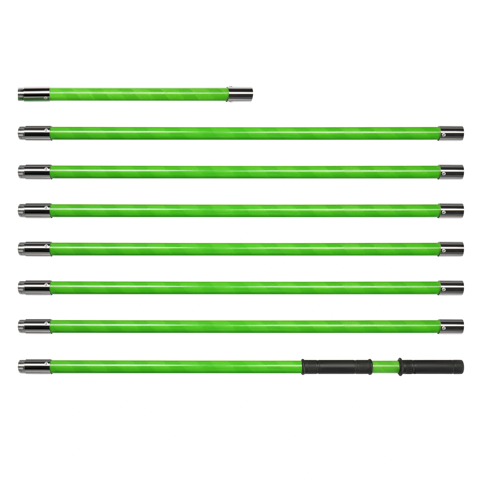 26ft Manual Pole Saw, Lightweight Tree Trimmers Long Handle Pruner Set, Sharp Steel Blade and Scissors Pole Saw for Trimming Palm, Pear Tree, Fir Tree, Other High Trees and Shrubs view 6