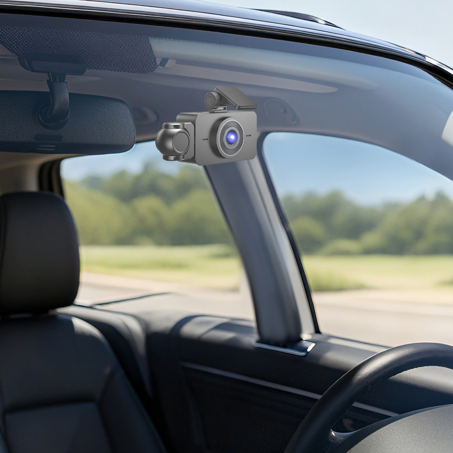 3 Channel Dash Cam 1080 view 9