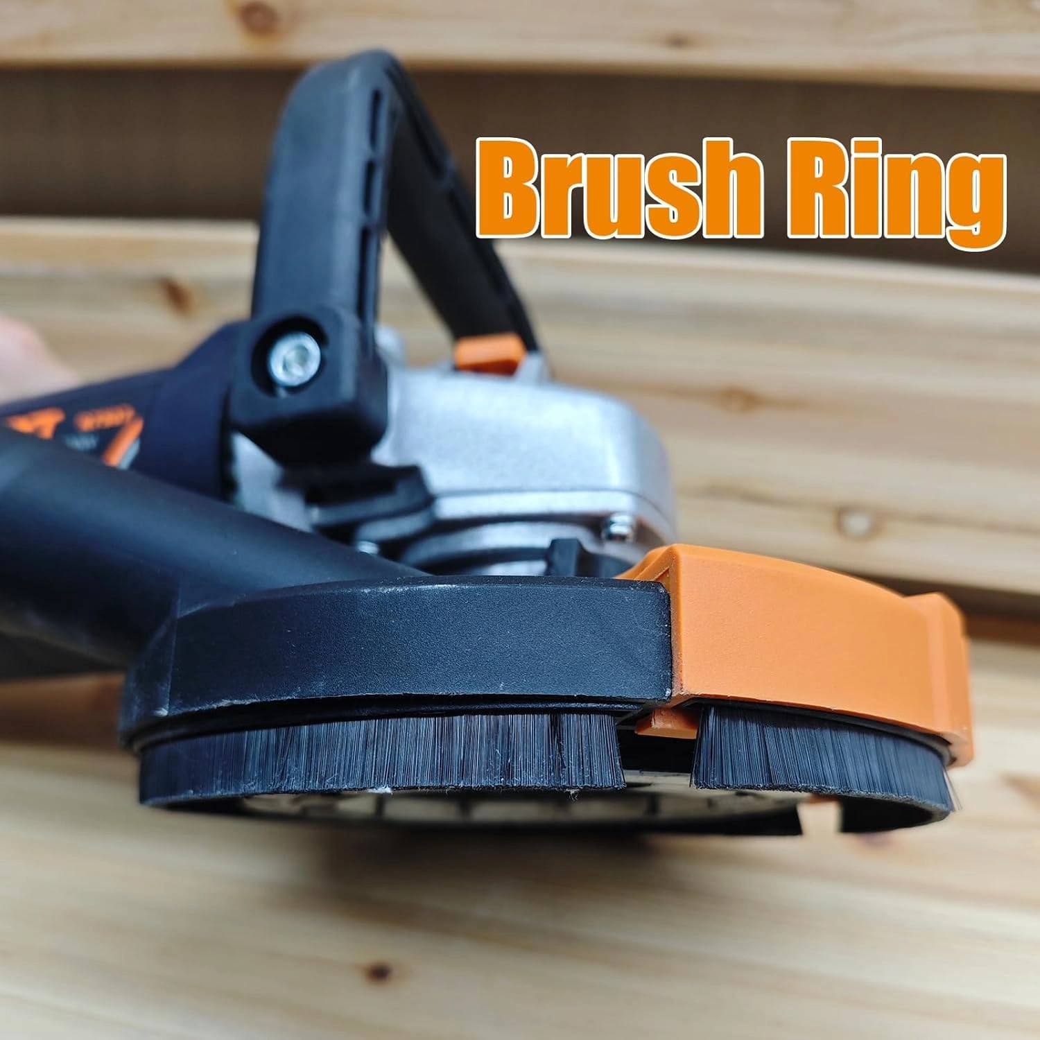 5 Inch Concrete Surface Grinder 1500W 14A with 7 Speed, Diamond Disc, Angle Grinder Kit, Removable Guard for Floor Surfacing view 4