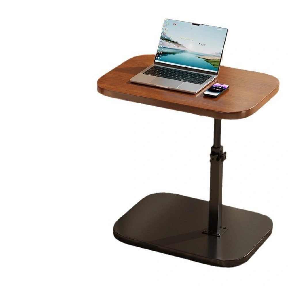 Adjustable C-Shaped Sofa Side Table, Multi-Function End Coffee Laptop Table for Living Room Bedroom view 5
