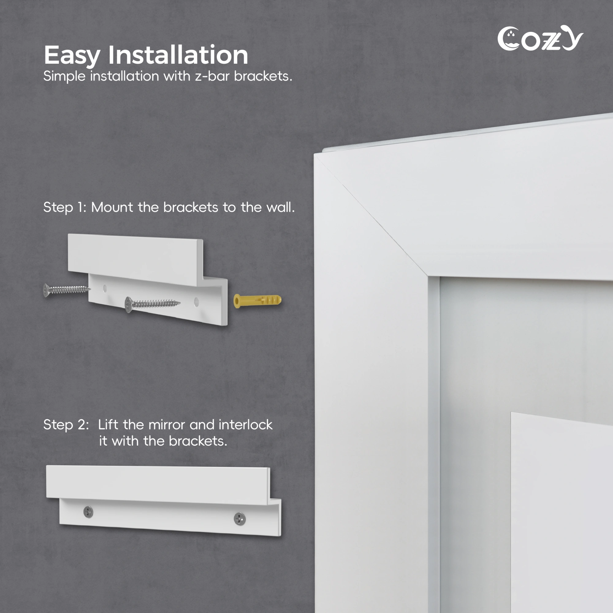 24"x32" LED Bathroom Mirror, Front-Lit and Back-Lit, 3 Color Tem Adjustable, Brightness Memory, Anti-fog LED Vanity Mirror[Unable ship on weekends, TK/TEMU only for pickup, only TX10643 warehouse supports GOFO] view 6