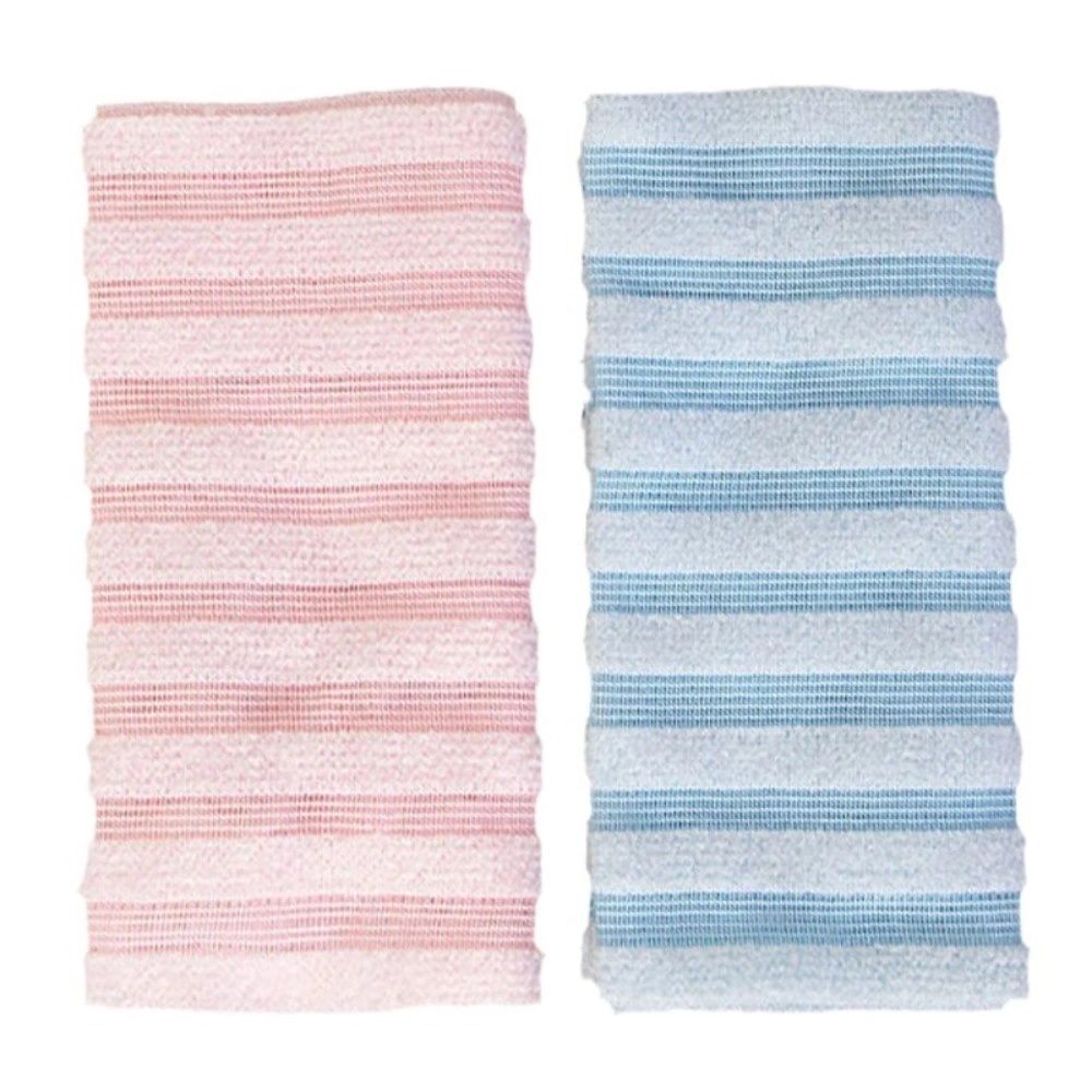 4PCS Blissal Exfoliating Shower Scrubber Towel, Reusable Body Washing Bath Towel view 4