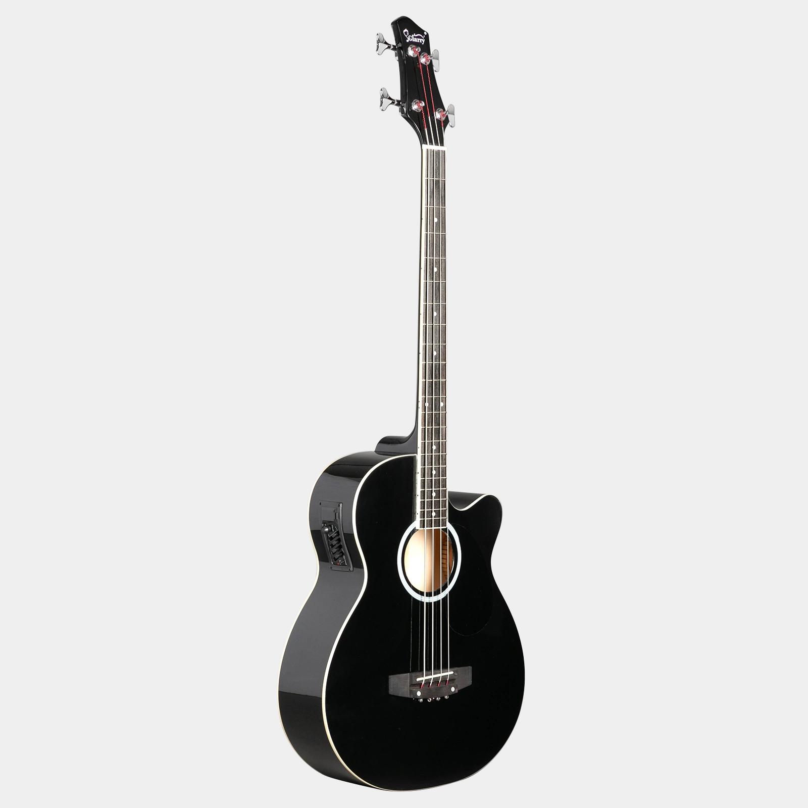 GMB101 4 string Electric Acoustic Bass Guitar w/ 4-Band Equalizer EQ-7545R Black view 17